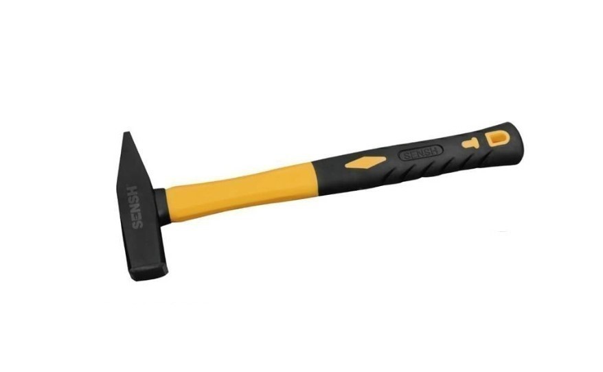 2 x SENSH 800G Machinists Hammers with Rubber Grip Fibreglass Handle.