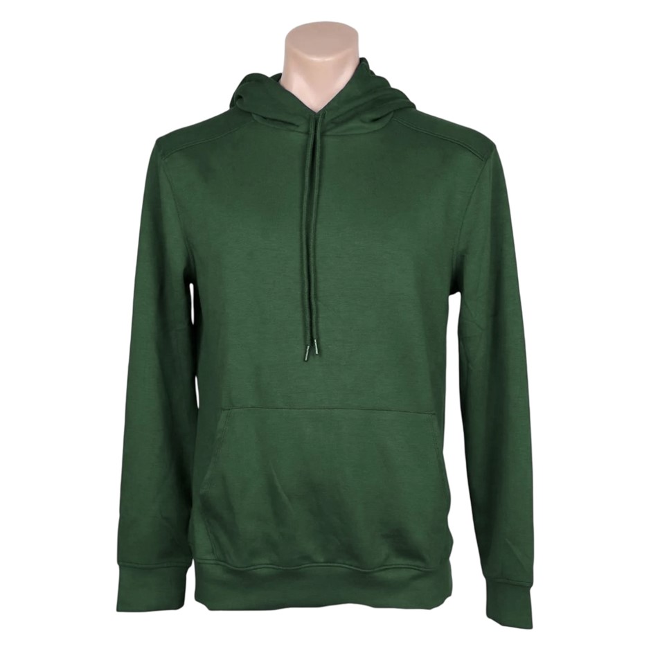 BOSTON TRADERS Men's Soft Hoodie, Green. Large