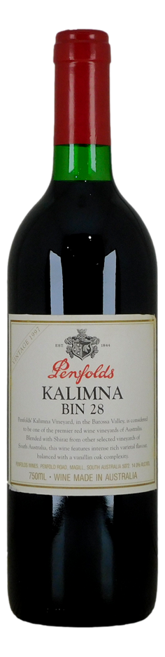 Penfolds 'Bin 28' Kalimna Shiraz 1997 (1 x 750mL) SA.