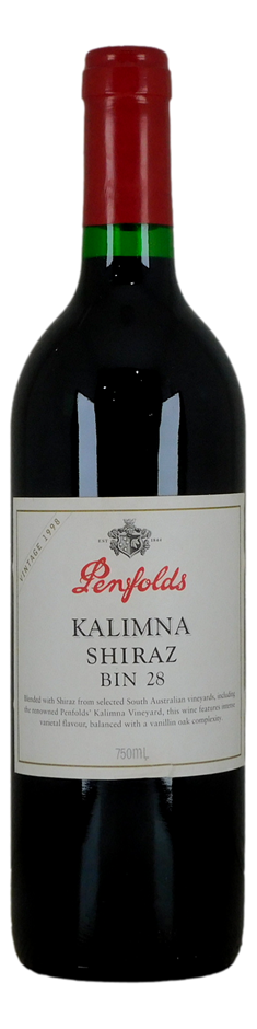 Penfolds 'Bin 28' Kalimna Shiraz 1998 (1 x 750mL) SA.