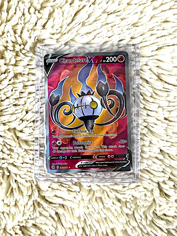 2021 Pokémon Chandelure V 247/264 Fusion Strike