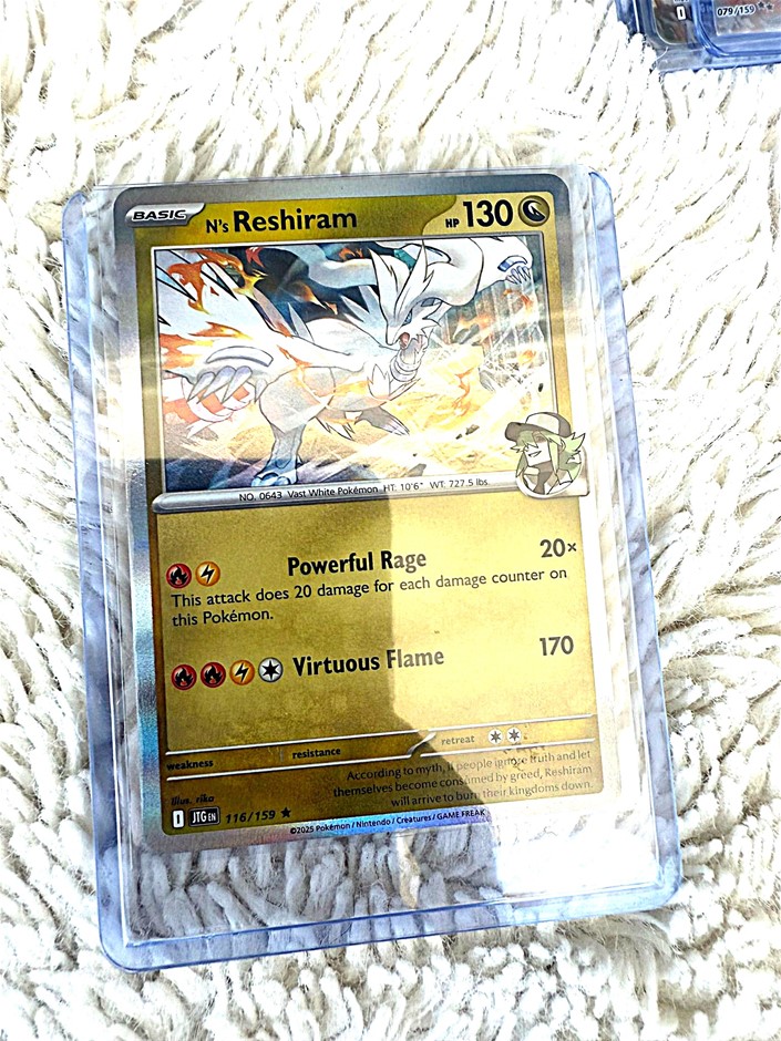 N's Reshiram 116/159 R Holo ENG