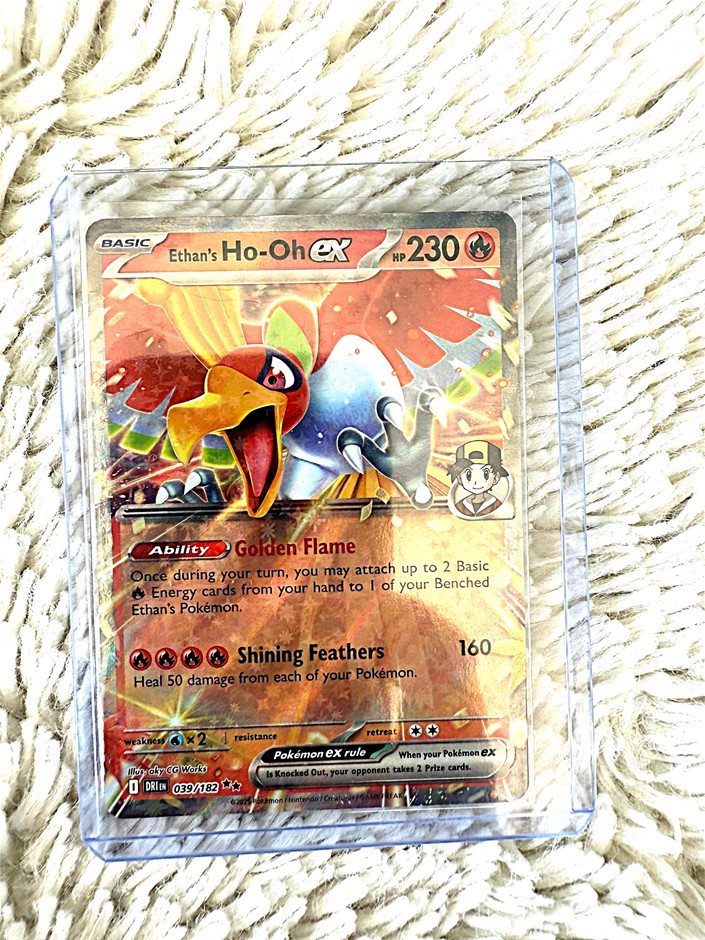 Ethan's Ho-Oh EX #039/182 Double Rare ENG