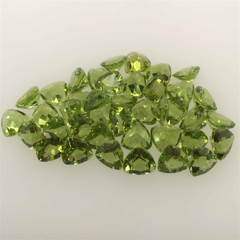 Forty Loose Peridot, 53.75ct in Total