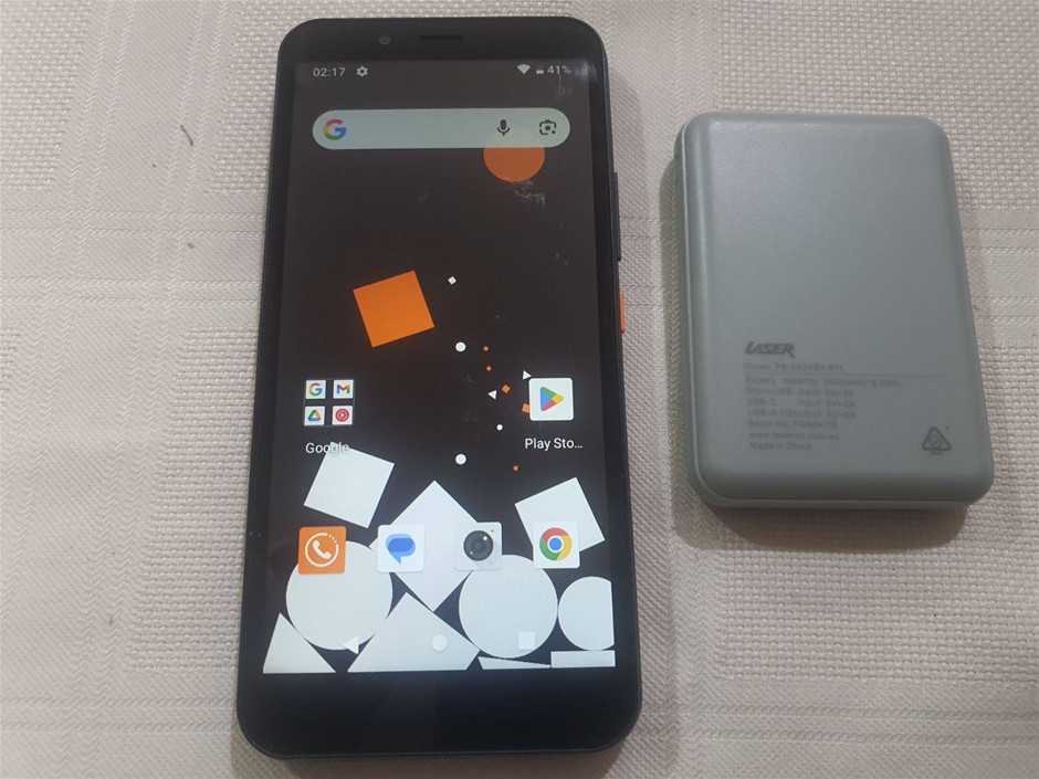Orange Mobile Phone Unlock as New and Laser Power Bank Minor Use. Others