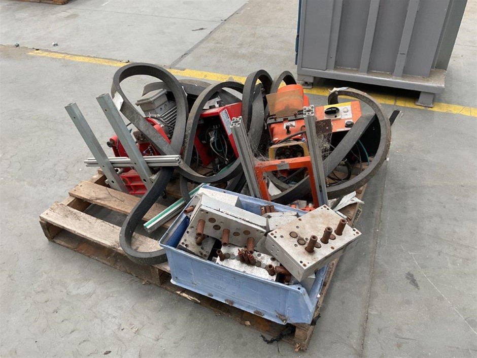 Pallet Comprising of Mini Presses Attachments and Miscellaneous Parts
