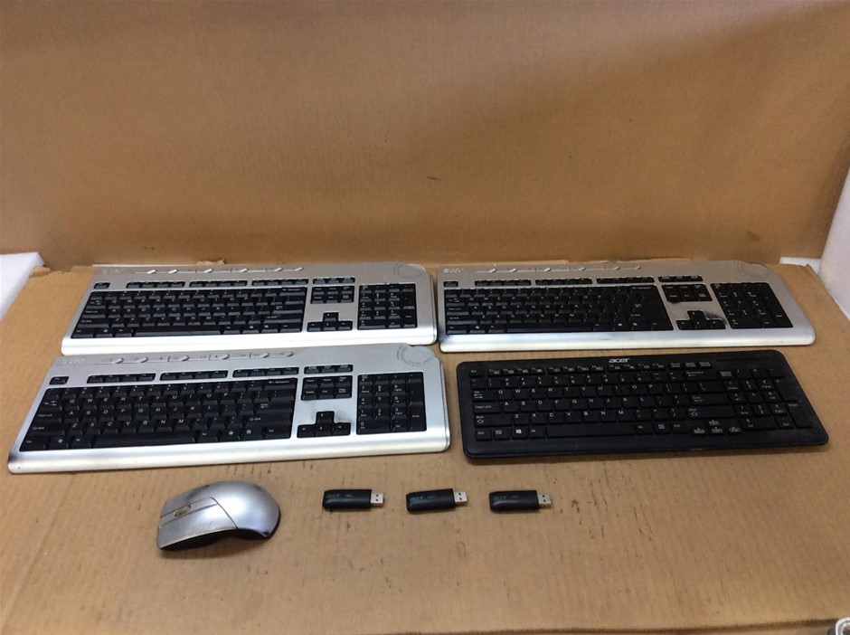 Acer MG-0766 Mouse + Acer SK-9662 and KG-0766 Keyboard + Acer RG-0618U USB