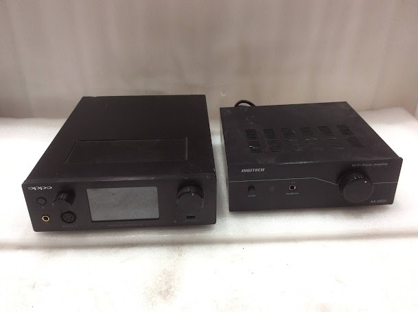 Oppo HA-1 Headphone Amplifier&Digitech AA-0520 Hi-Fi Power (Lot of 2)