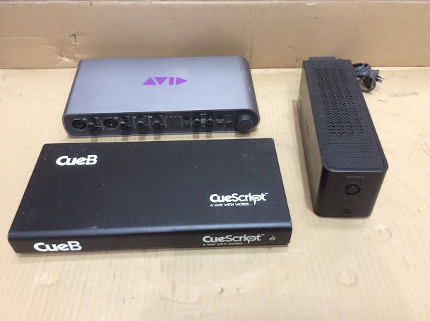Sony TA-SA100WR Amplifier& Avid MBoxPro Audio &CueScript CueB Software