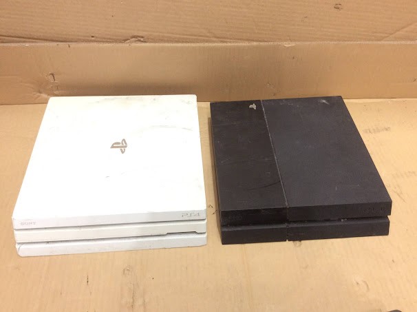 Sony PlayStation 4 CUH-1102A Mixed Model Consoles (Lot of 2)