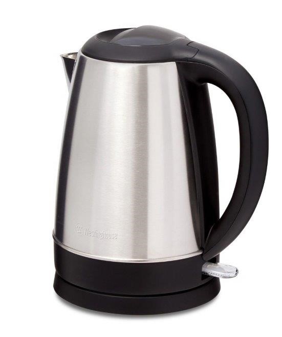WESTINGHOUSE Stainless Steel Kettle, 1.7 Liter Capacity. NB: Used, no box.