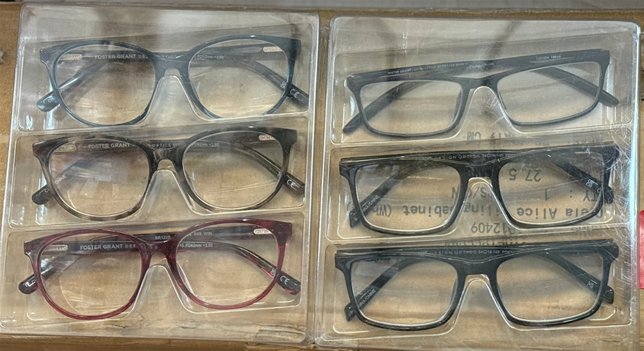 FOSTER GRANT Design Optics Prescription Quality Magnification Metal Reading