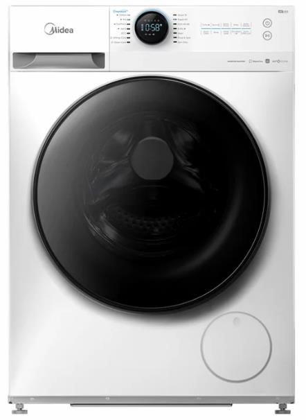 Midea 9kg Front Load Washing Machine White MF200W90WB/W.