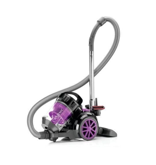 2 x BLACK+DECKER 1800W Bagless Vacuum Cleaner wtih Cyclonic Filtration, VM1