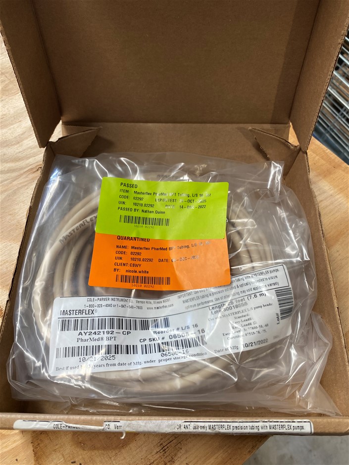 PharMed BPT Tubing, L/S 16, 25f