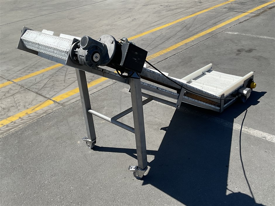 Inclined Industrial Modular Plastic Belt Conveyor