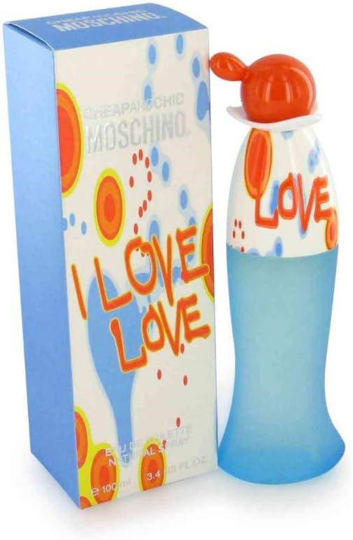 MOSCHINO I Love Love Eau de Toilette Spray for Women, 100ml. Buyers Note -