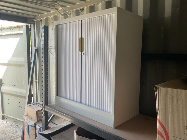 <p>Tambour Door Cabinet</p>