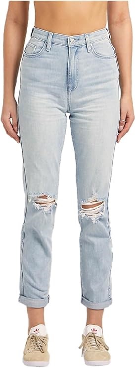 RIDERS By LEE Women's Hi Mom Jean, Size 11R, Sunfade Destroy (QG5), 551930.