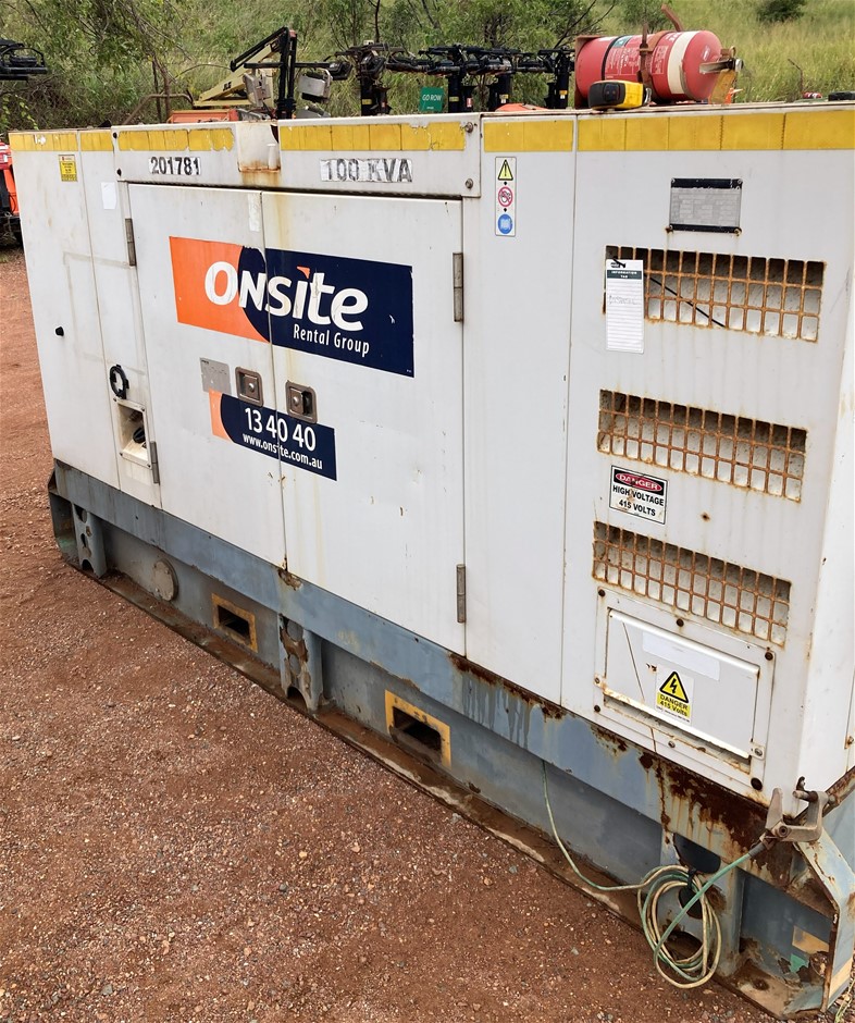 2014 GB Power GB-P100/SS Generator - Diesel - 100kva - Gladstone