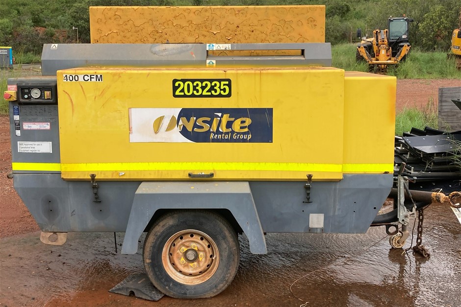 2017 Atlas Copco XAS186 Compressor - 390cfm - Diesel - Gladstone