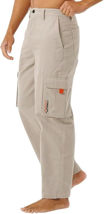 RIP CURL Men's Archive Ocean Tech Cargo Pant, Size 34, Stone, 01MMPA. RRP: