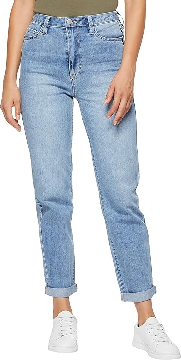 RIDERS By LEE Women's Hi Mom Jean, Size 4R, Blue Sands (KF5), 551559. RRP: