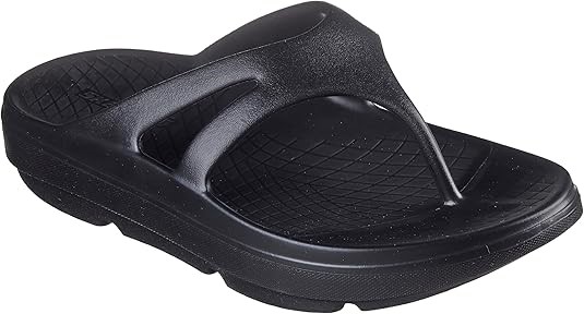 SKECHERS Men's Relaxed Fit Relay Re-Bounce 3 Point Thong Sandal, US9/UK8/EU