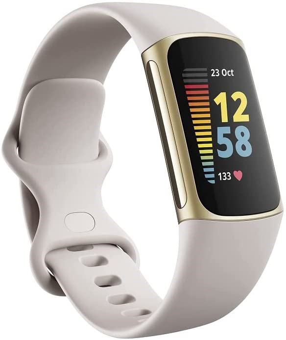 FITBIT Charge 5, Lunar White. NB: Minor Use, Not In Original Box.
