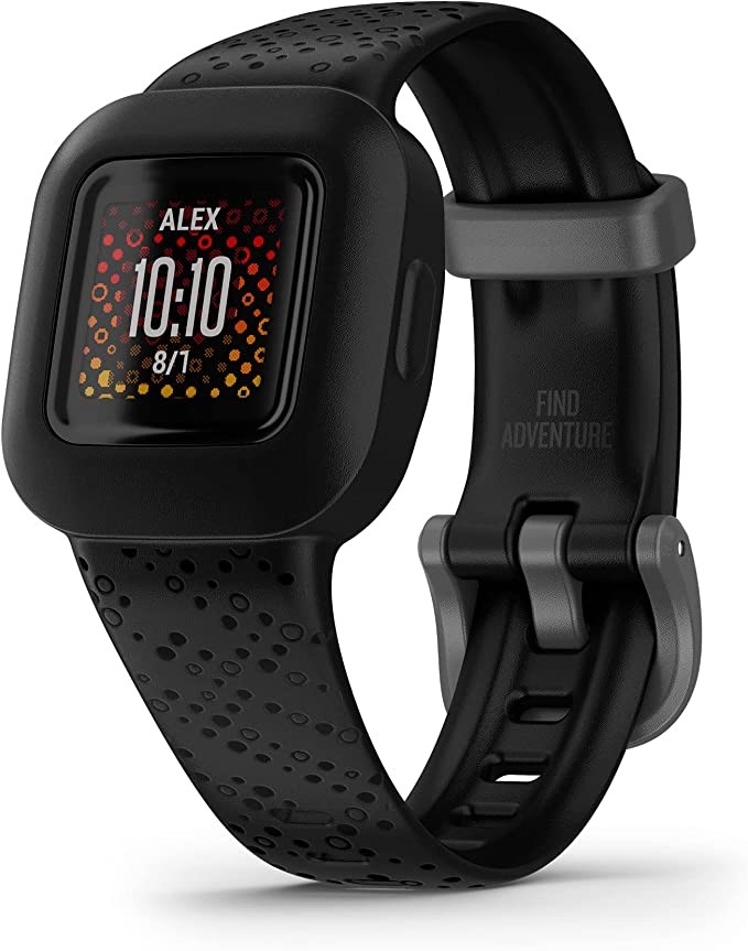 GARMIN Vivofit Jr. 3, Kids Fitness/Activity Tracker, Black Cosmic.