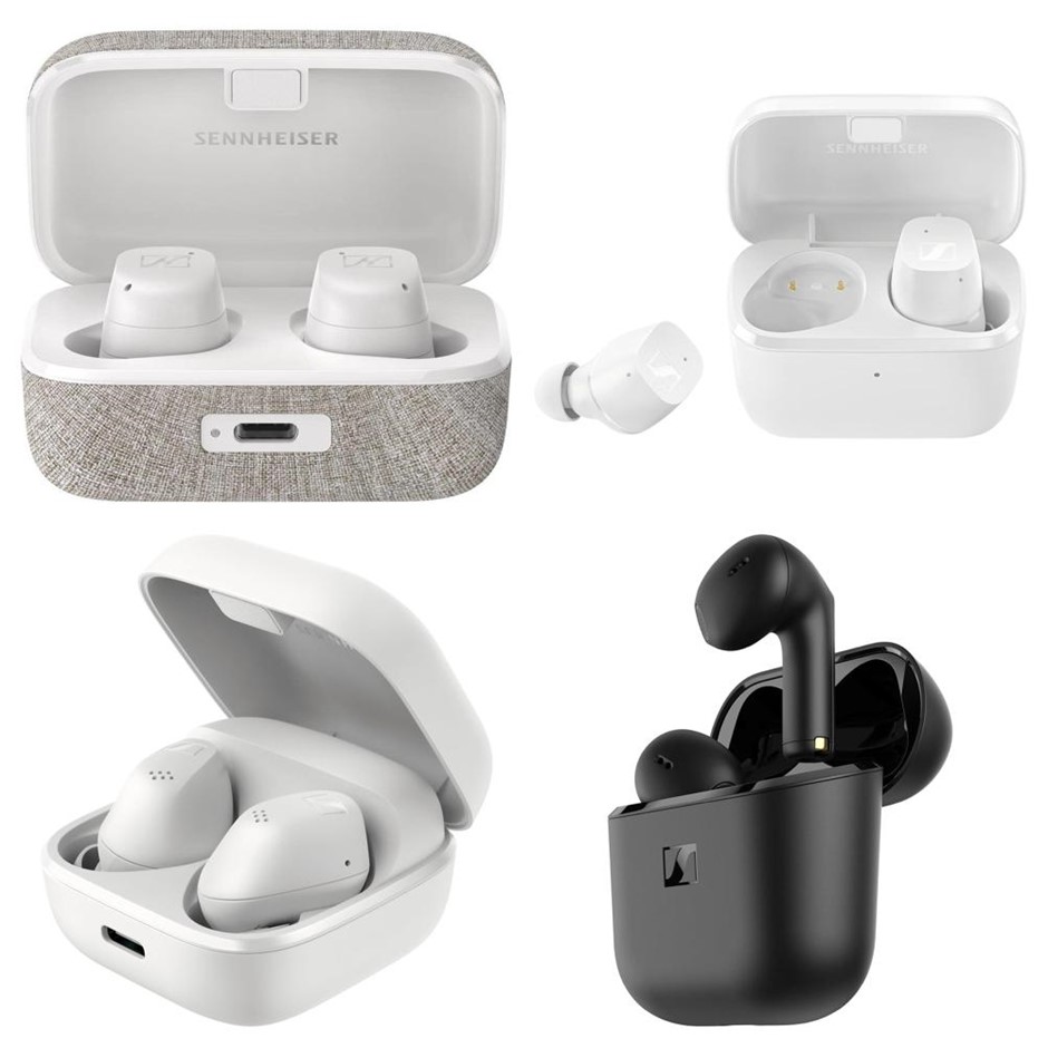 4 x SENNHEISER Wireless Earbuds. 1 x SENNHEISER Momentum 3 White. 1 x SENNH