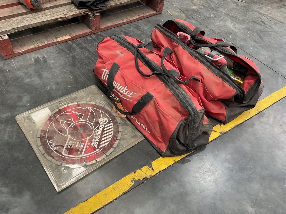 <p> Milwaukee Battery Operated Power Tools and Sundry Items </p>