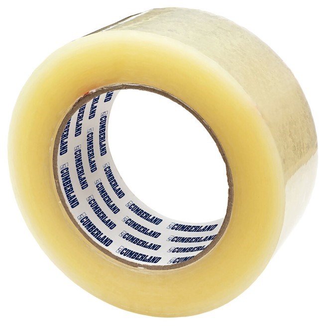 4 Packs of 6 x CUMBERLAND Packaging Tapes, 48 mm x 75M, Clear.