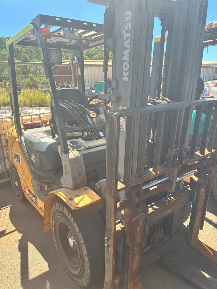 2016 Komatsu FD30T-17 Forklift - 3.0t - 4.5m - Diesel - Gladstone