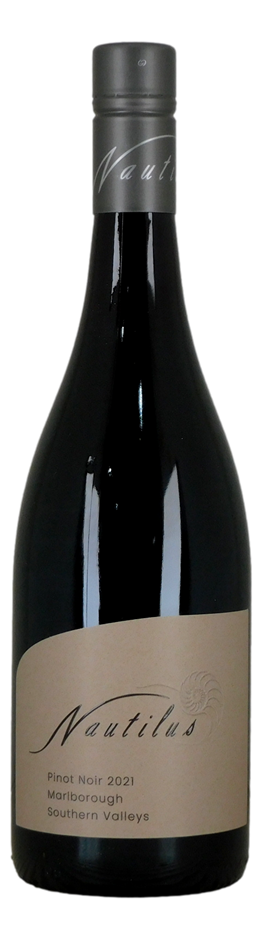 Nautilus Marlbough, Southern Valleys Pinot Noir 2021 (6x 750mL), NZ.