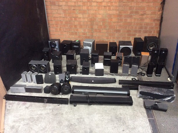 JBL/Panasonic/Sonos/Sony/Logitech Mixed Brand and Model Speaker Systems