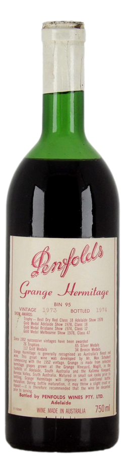 Penfolds Grange 1973 (1x 750mL), SA.