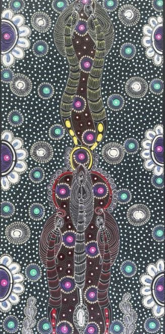 Original Aboriginal Painting Colleen Bird Wallace Nungurrayi