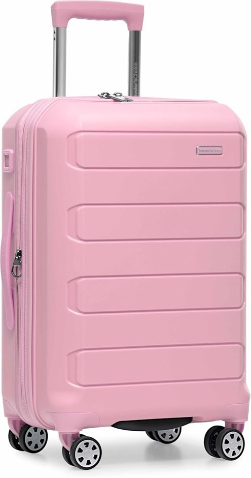 TRAVELER'S CHOICE Pagosa Indestructible Hardshell Expandable Spinner Luggag