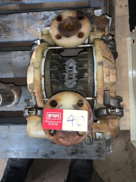 Air-operated double diaphragm (AODD) pump