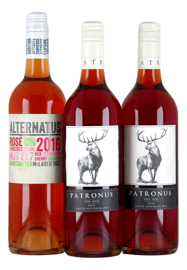 Mixed McLaren Vale Rose Wine 2016 Pack (3x 750mL) SA