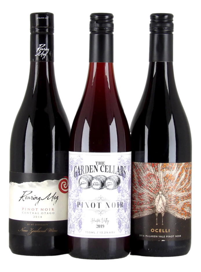 Mixed Pinot Noir Wine Pack (3x 750mL) Multi Region
