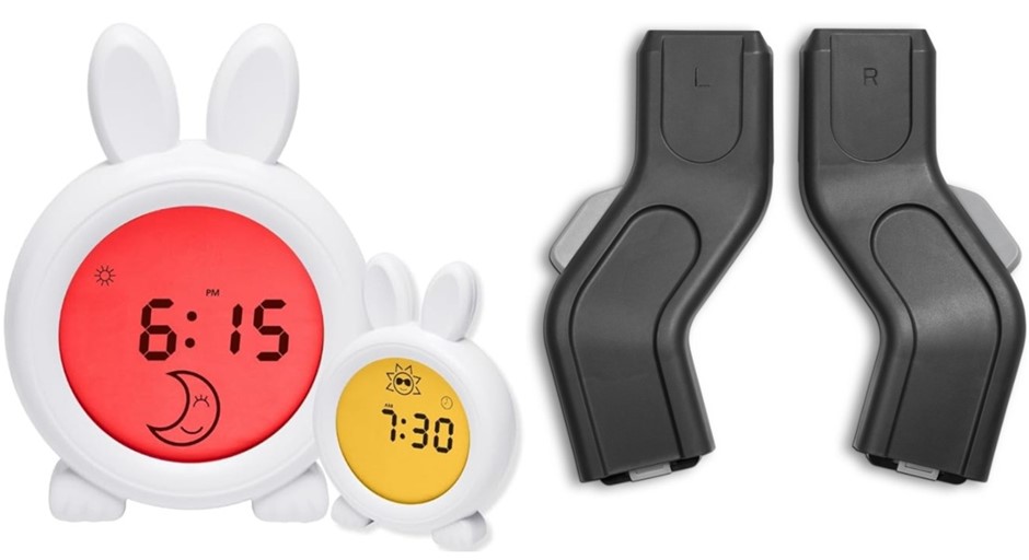 BUNDLE of 2: ORICOM Sleep Trainer Clock (Backlit Display, USB Charging) + U