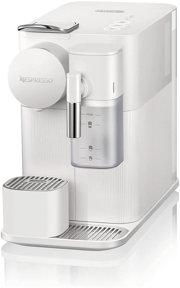 DELONGHI Nespresso Lattissima One, Capsule Coffee Machine, White, EN5010W.