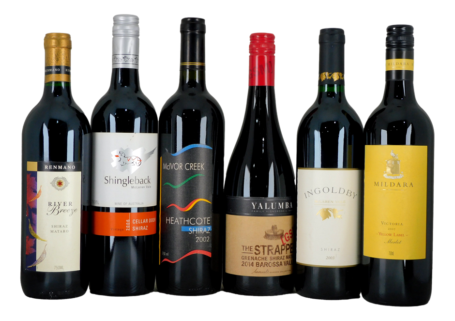 Pack of Assorted  Red Wine (6x 750mL)