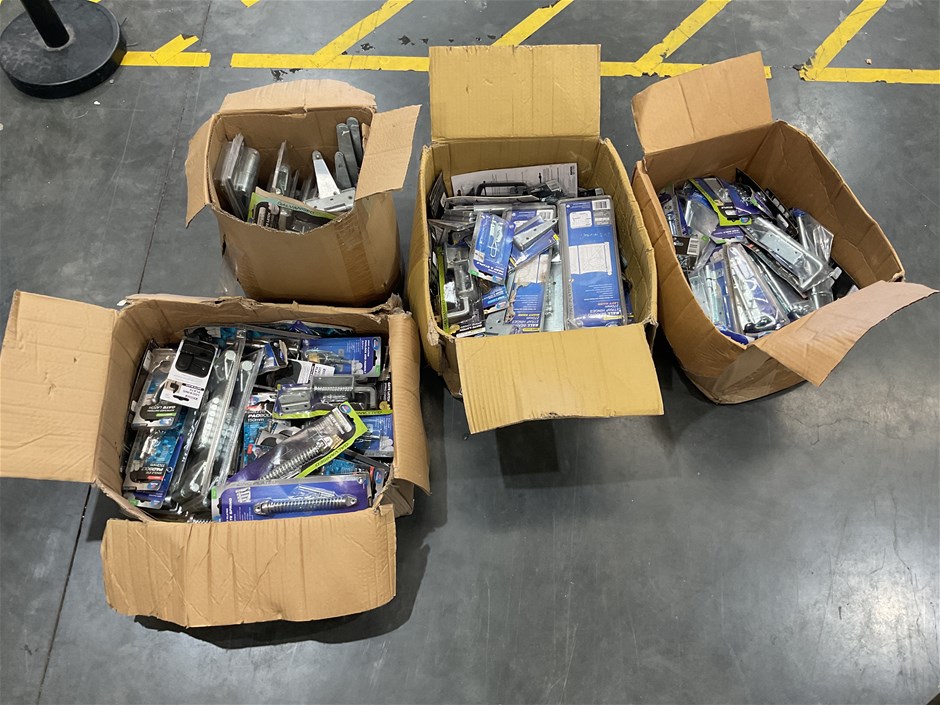 Assorted Hardware Items x 4 Ctns
