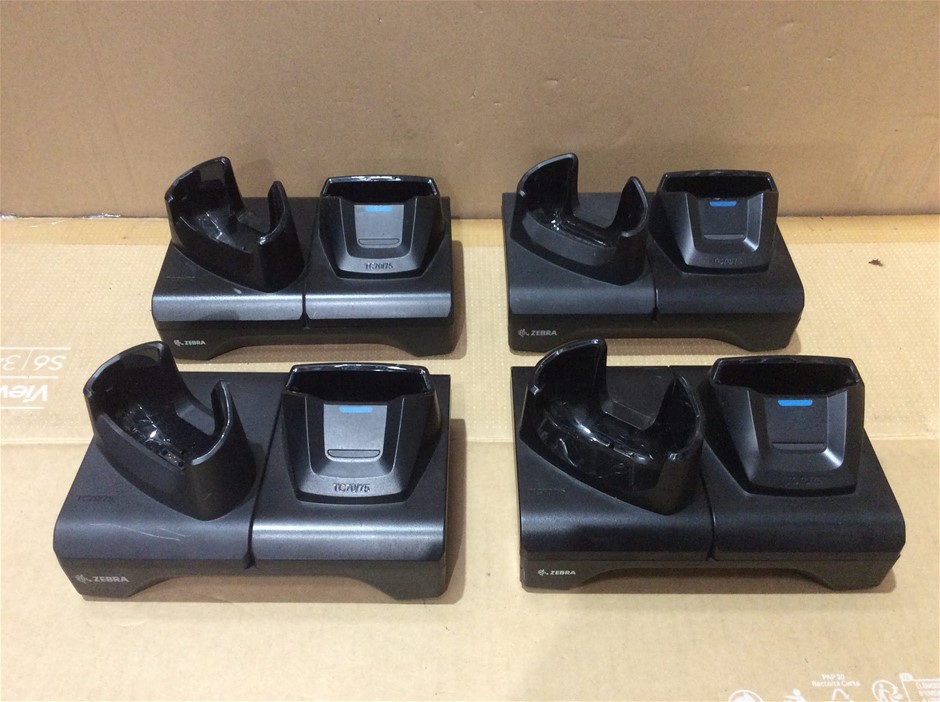 Zebra SHARECRADLE-02 TC7X Dual-Slot Charging Cradle (Lot of 4)