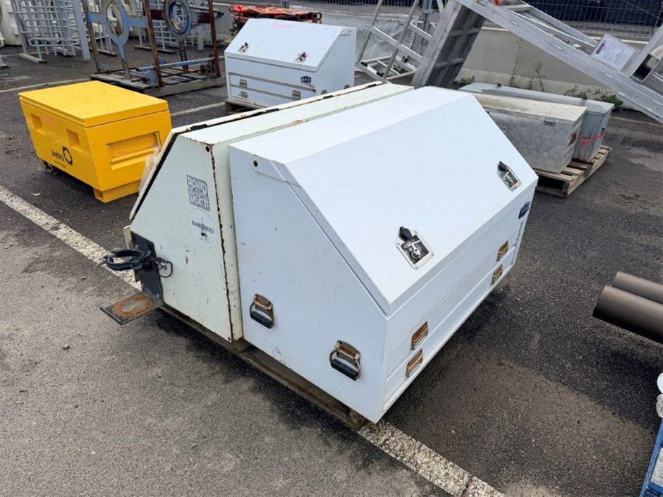 Pair of Metal Tool Boxes