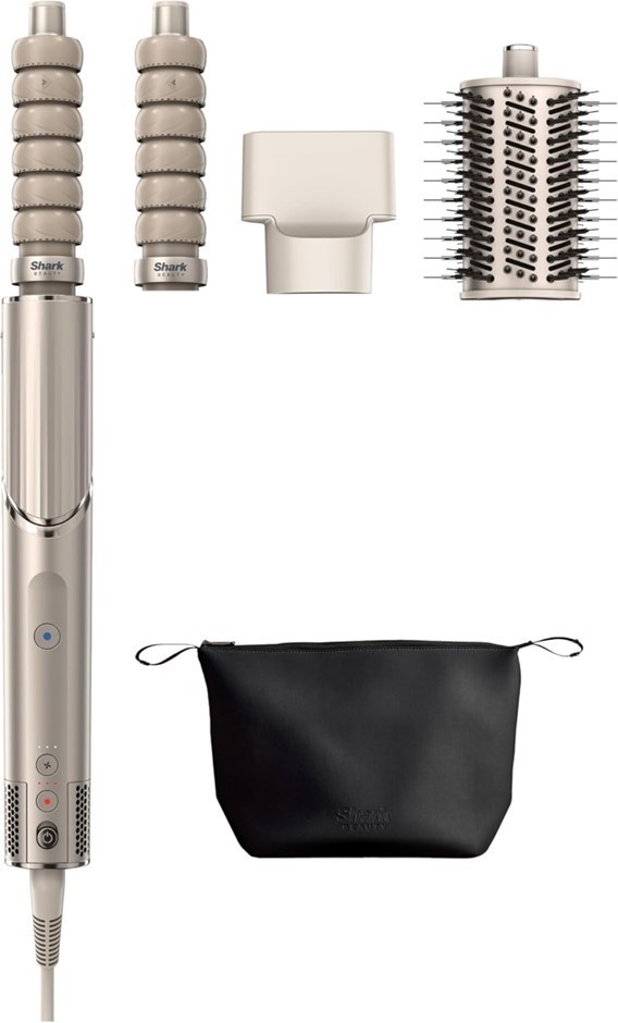 SHARK FlexStyle 2-in-1 Professional Hair Dryer & Styling System, Stone.