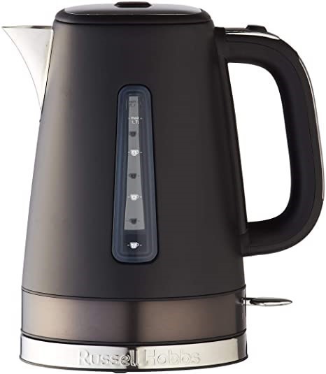 RUSSELL HOBBS Brooklyn Kettle, Colour: Black. Model RHK92BLK.